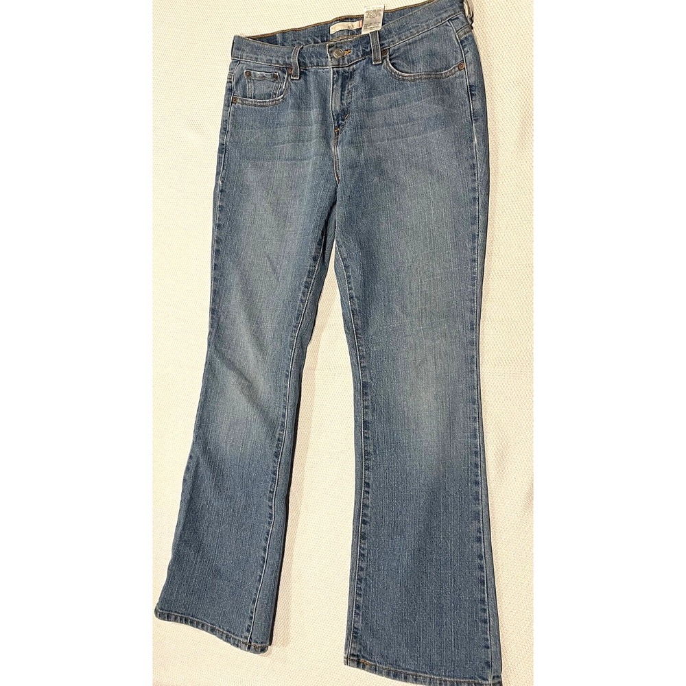 Faded Blue Denim Levi 515 Bootcut Jeans Womens Size 6